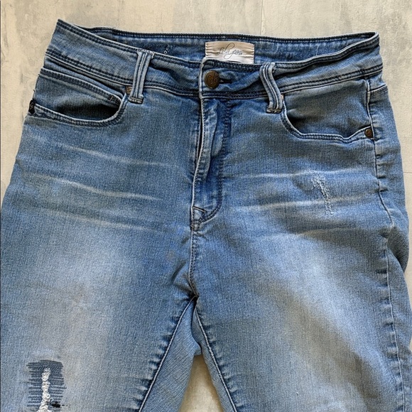 Lola jeans  denim  blue jeans  4-way stretch  skinny jeans  high rise  size 10 - Picture 2 of 15